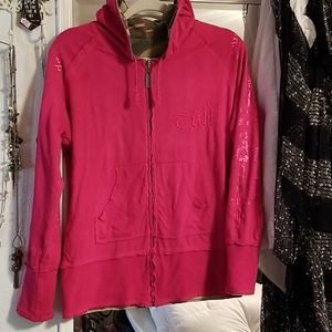 Cowgirl Tuff reversible hoodie.